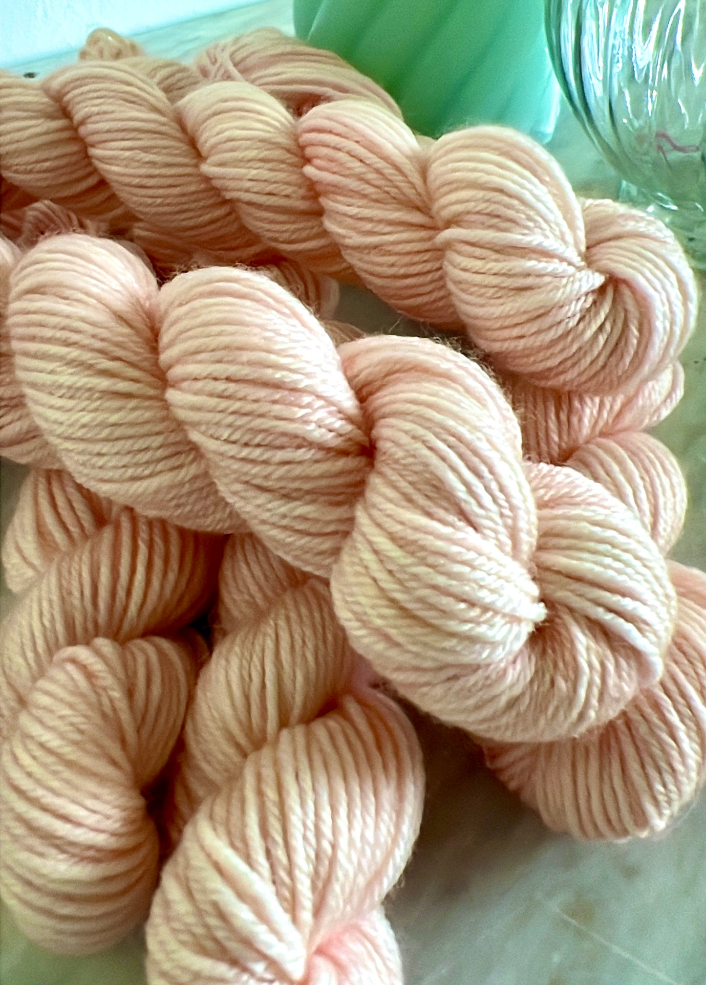 écheveau coloris PEAU DE PECHE