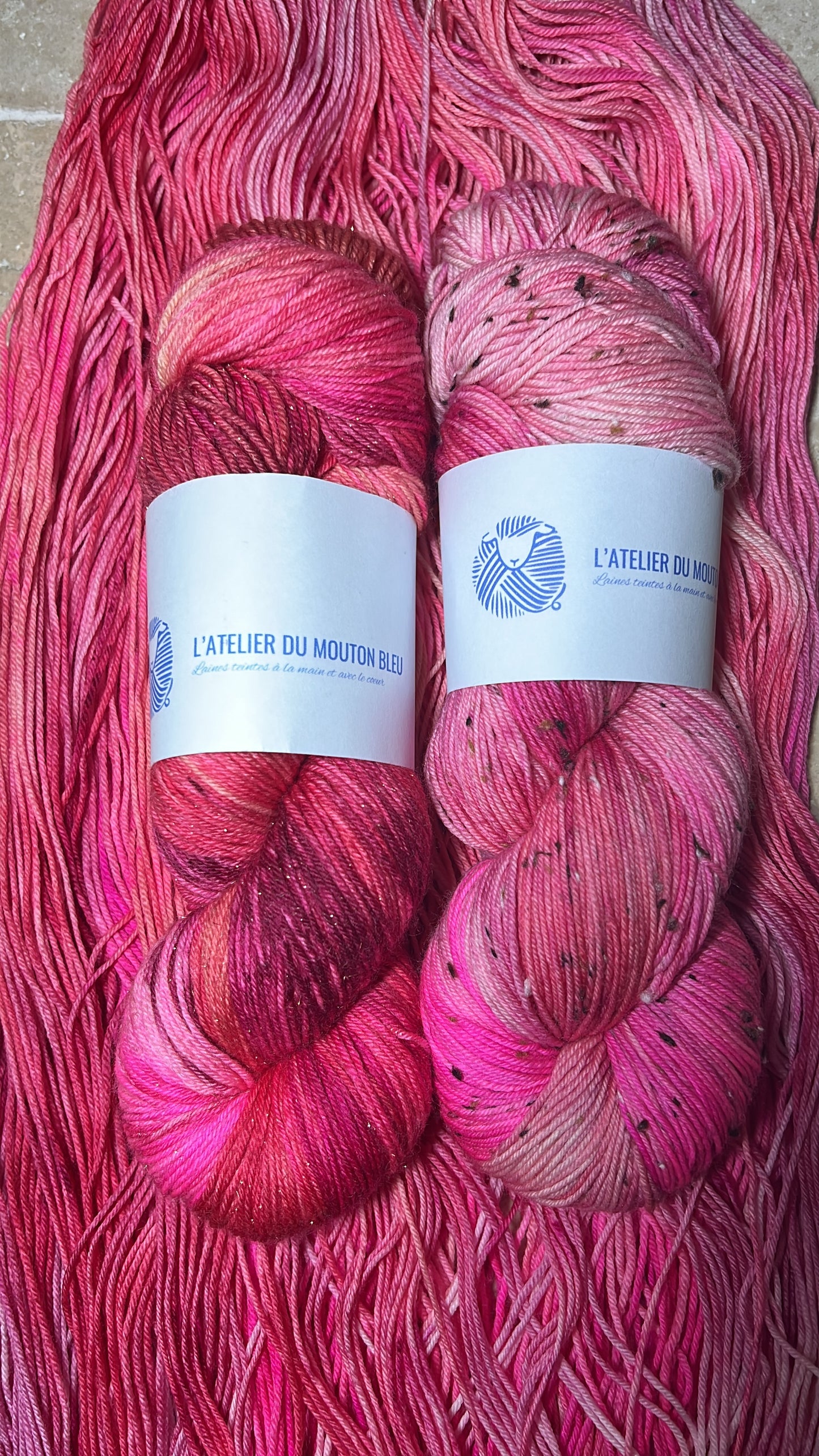 écheveau coloris Eclats de rose
